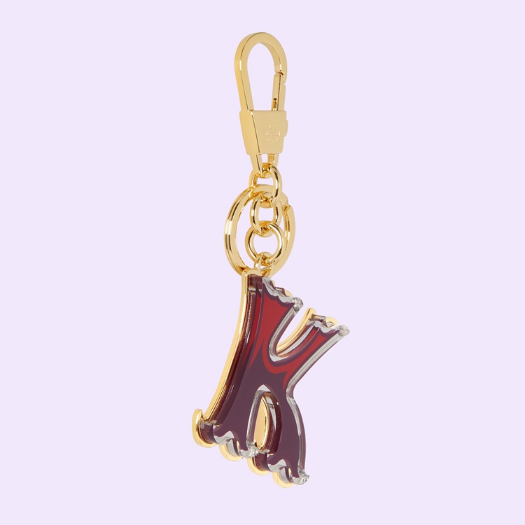 727976.JCFUG.8555.003.100.0000.Light Letter K Plexiglas keychain